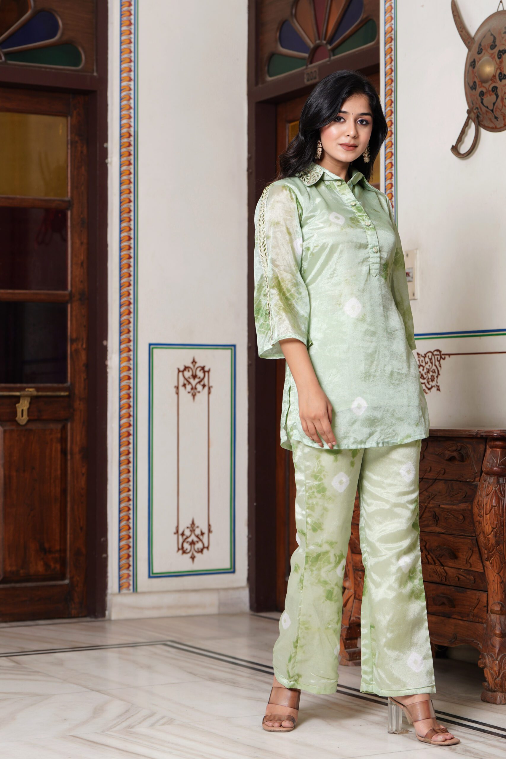 Green Boho Bloom Co-ords