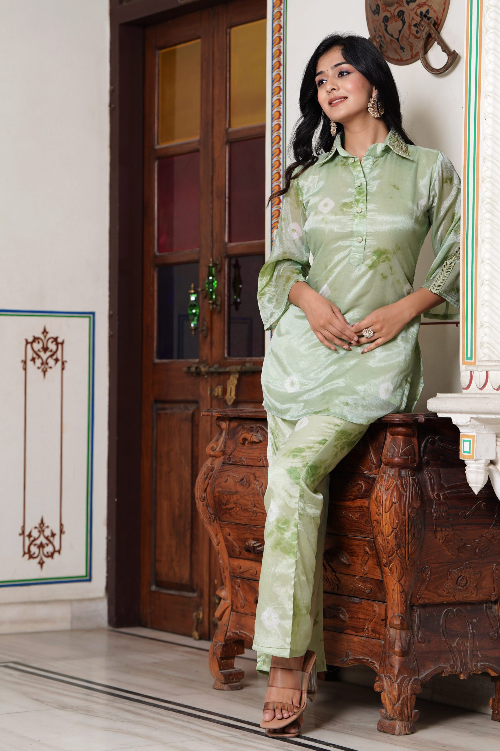 Green Boho Bloom Co-ords - Image 2