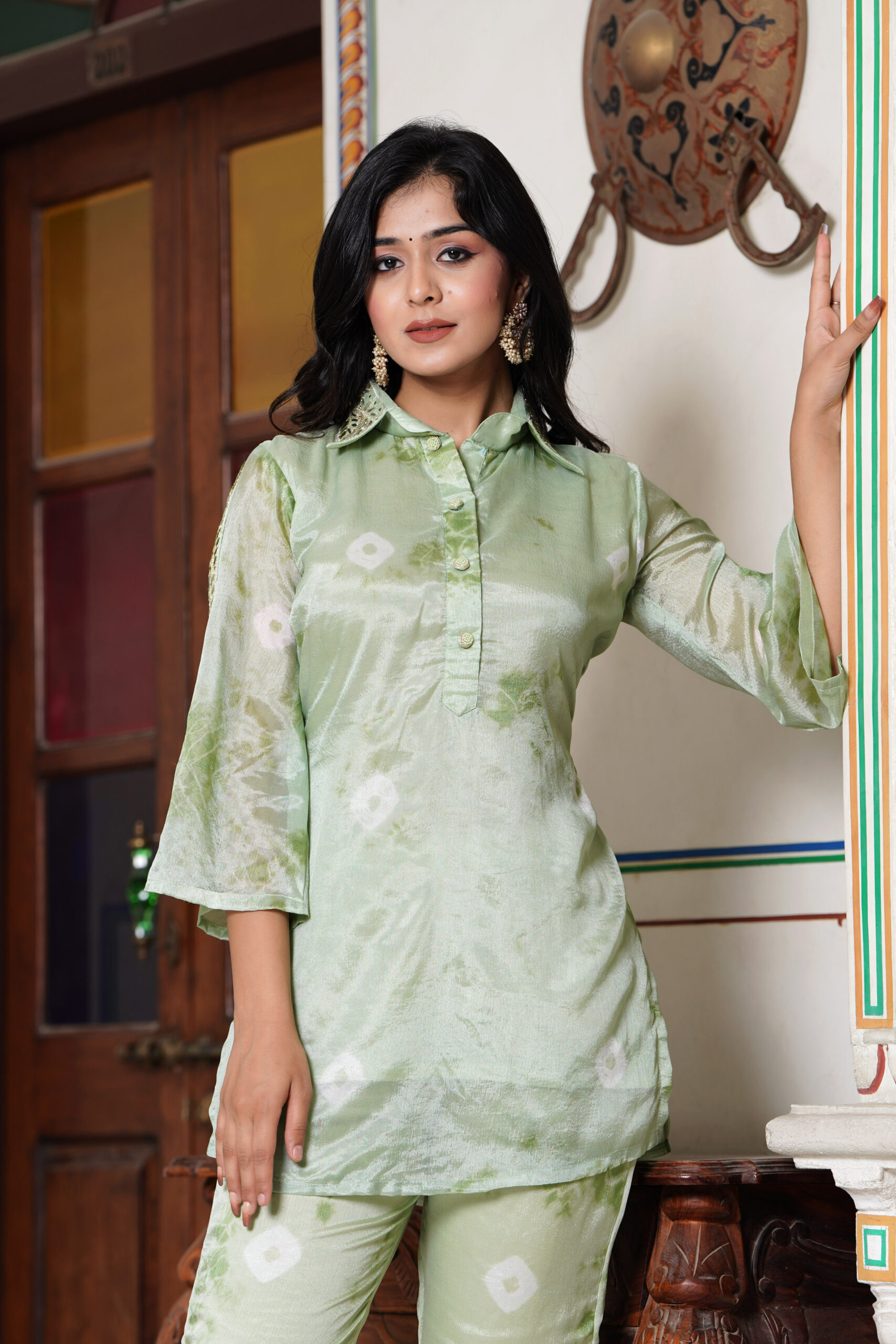 Green Boho Bloom Co-ords - Image 3