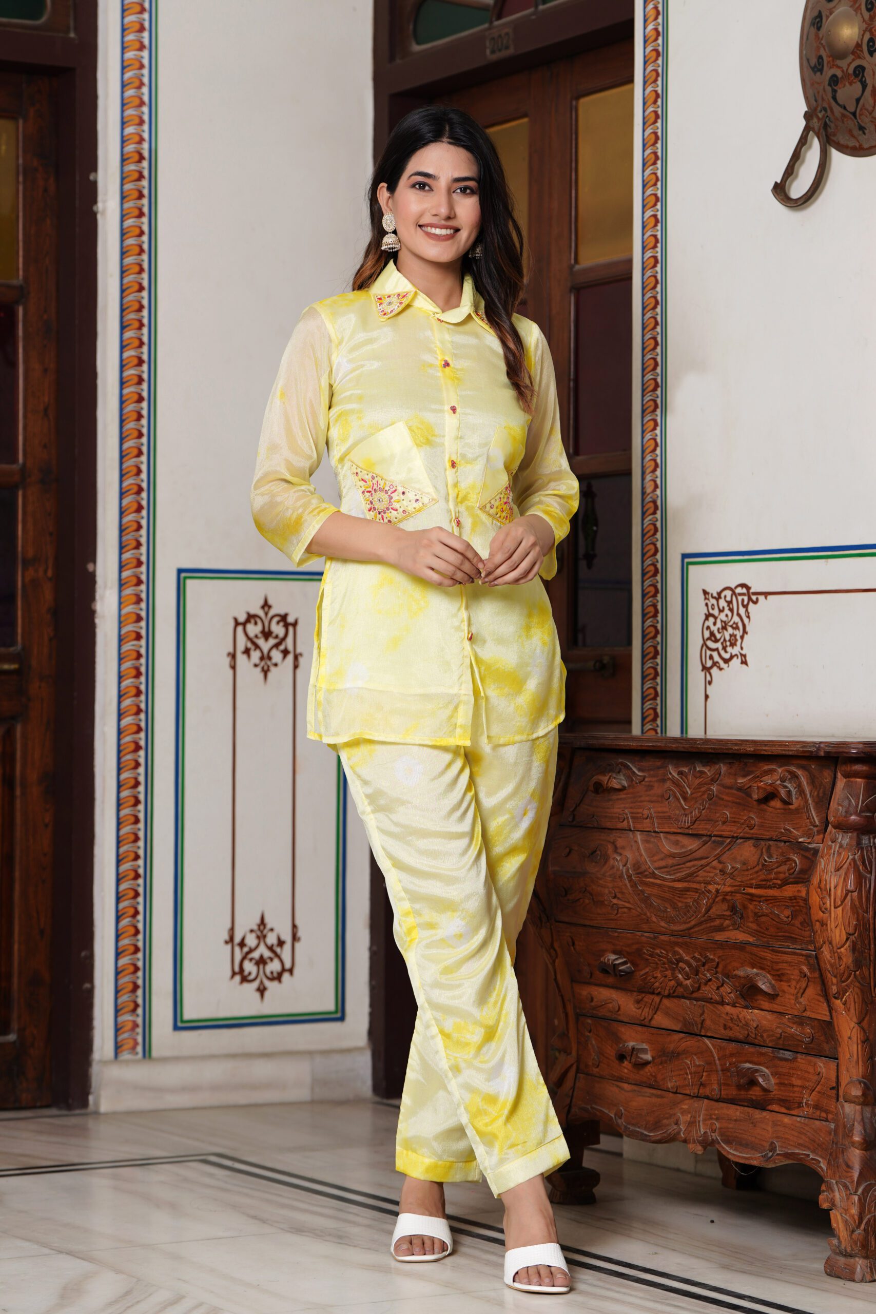 Lemon Boho Bloom Co-ords - Image 2