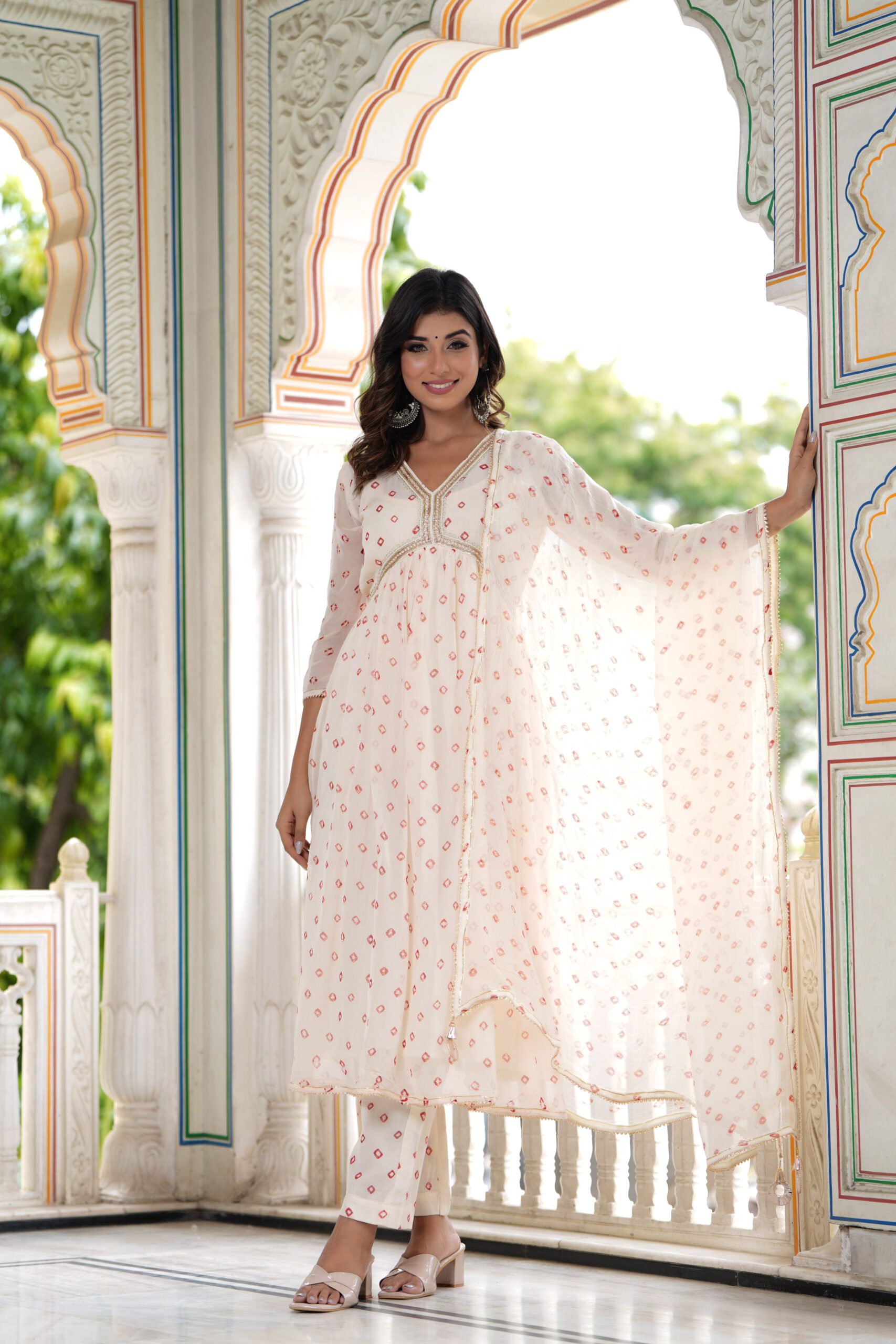 Alia Cut Three-Piece Suit